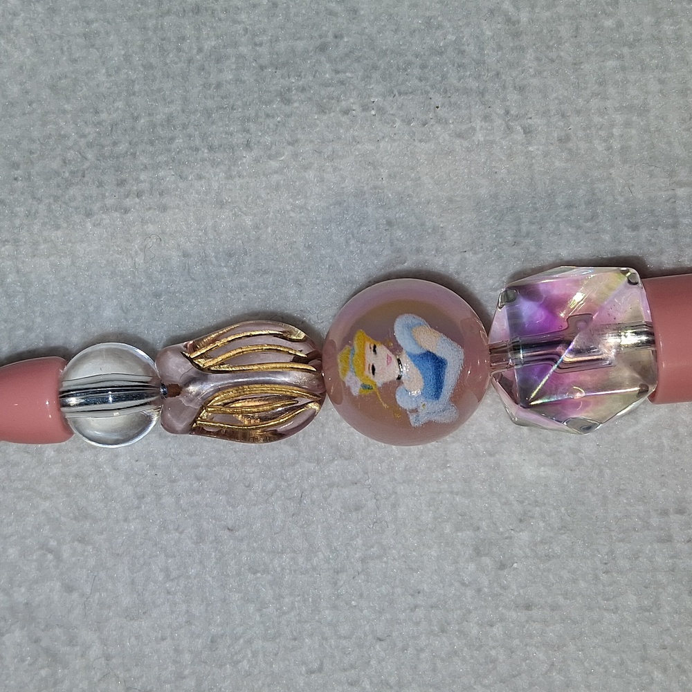 Handmade Princess Beaded Pen- Jasmine, Sleeping Beauty, Cinderella - Picture 8 of 8